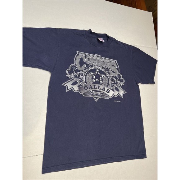 Jerzees Other - Jerzees Dallas Cowboy's T-Shirt 1995 Era Vintage Men's Large Bold Print